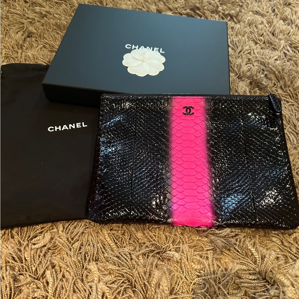 Authentic Chanel Zip Pouch - image 2